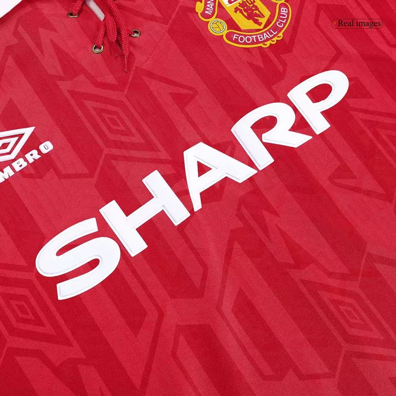 Manchester United Home Jersey Retro 1992/94 - gojersey