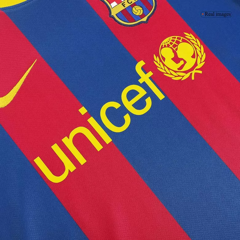 Barcelona A.INIESTA #8 Home Soccer Jersey Retro 2010/11 - gojersey