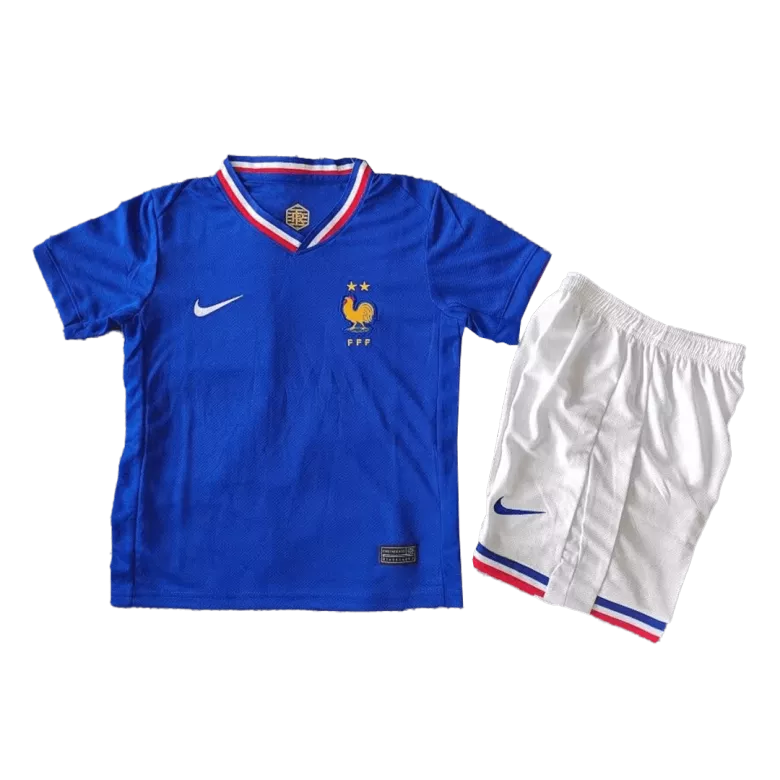 France Home Jersey Kit EURO 2024 Kids(Jersey+Shorts+Socks) - gojersey