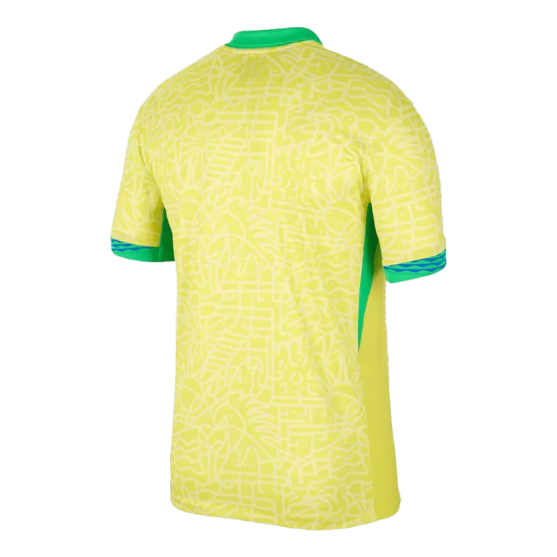 Brazil Home Jersey Copa America 2024 with Yellow available at gogoalshop