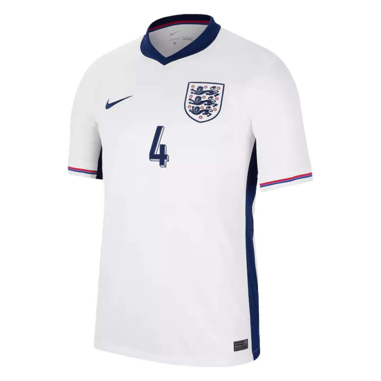 England RICE #4 Home Jersey EURO 2024 - gojersey