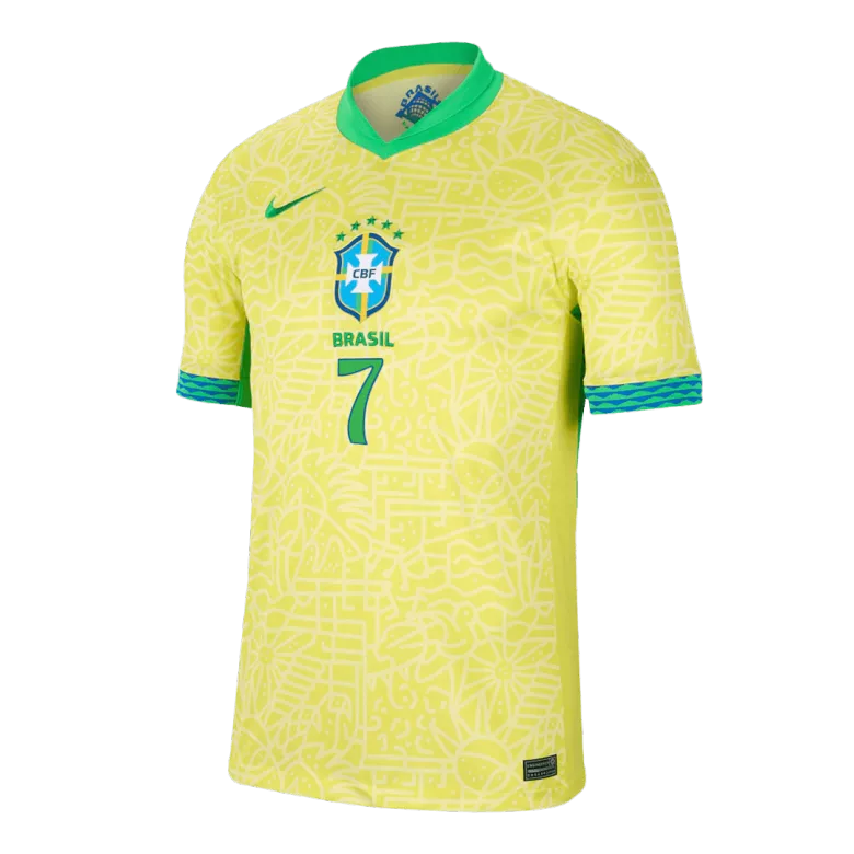 Brazil VINI JR. #7 Home Jersey Copa America 2024 - gojersey