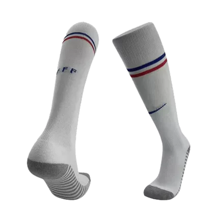 France Away Soccer Socks 2024 - gojersey