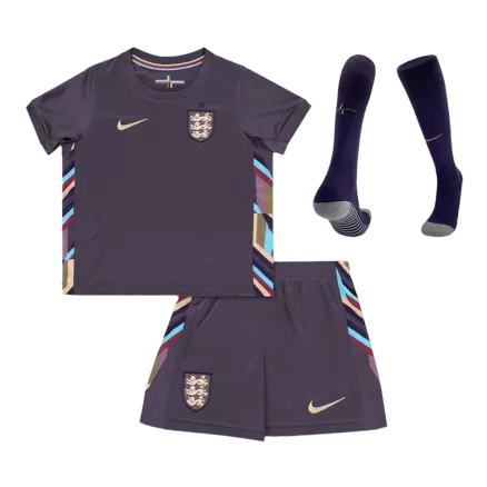 England Away Jersey Kit EURO 2024 Kids(Jersey+Shorts+Socks) - gojersey