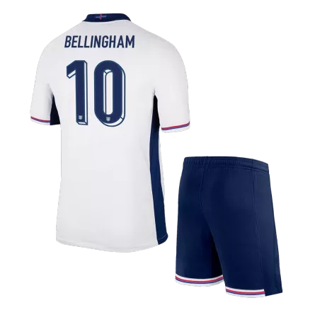 England BELLINGHAM #10 Home Jersey Kit EURO 2024 Kids(Jersey+Shorts) - gojersey