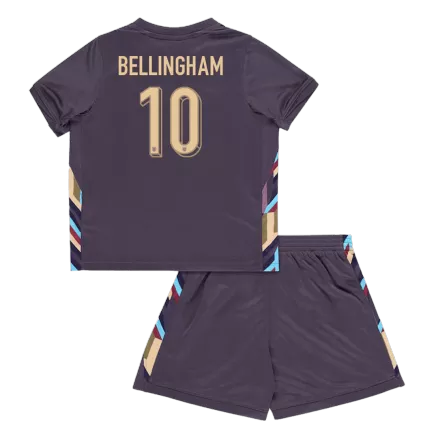England BELLINGHAM #10 Away Jersey Kit EURO 2024 Kids(Jersey+Shorts) - gojersey