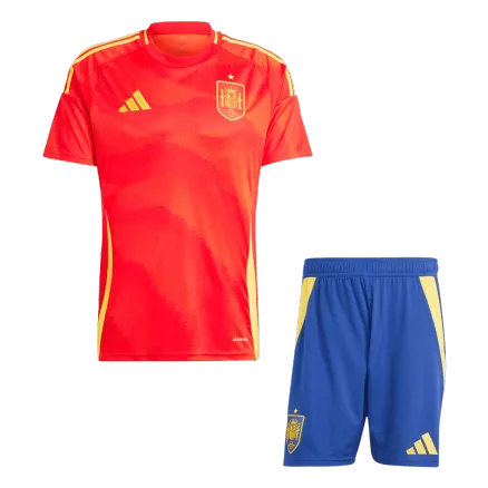 Spain Home Jersey Kit EURO 2024 (Jersey+Shorts) - gojersey