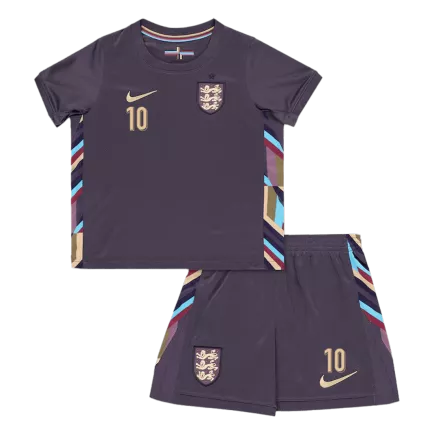England BELLINGHAM #10 Away Jersey Kit EURO 2024 Kids(Jersey+Shorts) - gojersey