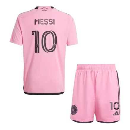 Inter Miami CF MESSI #10 Home Jersey Kit 2024 Kids(Jersey+Shorts) - gojersey