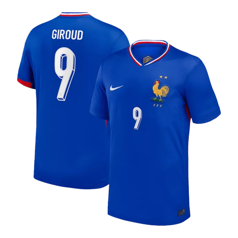 France GIROUD #9 Home Jersey EURO 2024 - gojersey