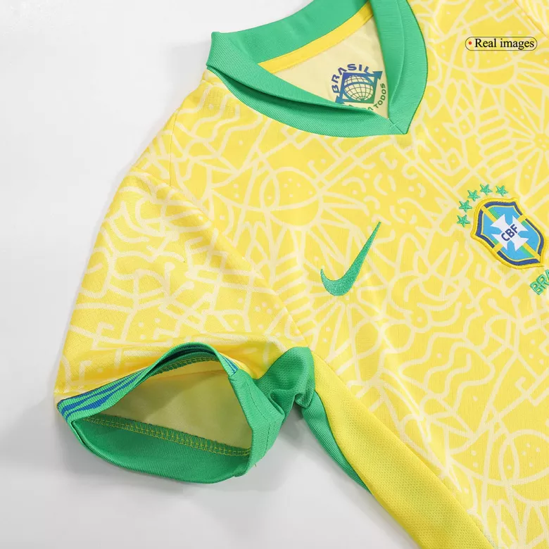 Brazil Home Jersey Kit Copa America 2024 Kids(Jersey+Shorts+Socks) - gojersey