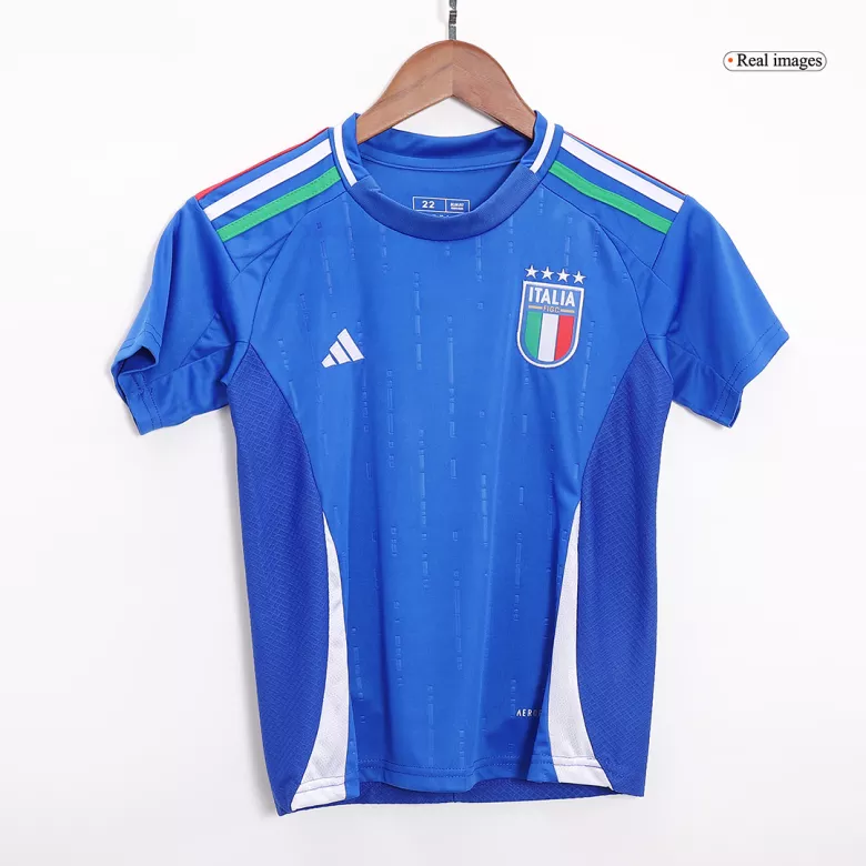 Italy Home Jersey Kit EURO 2024 Kids(Jersey+Shorts) - gojersey