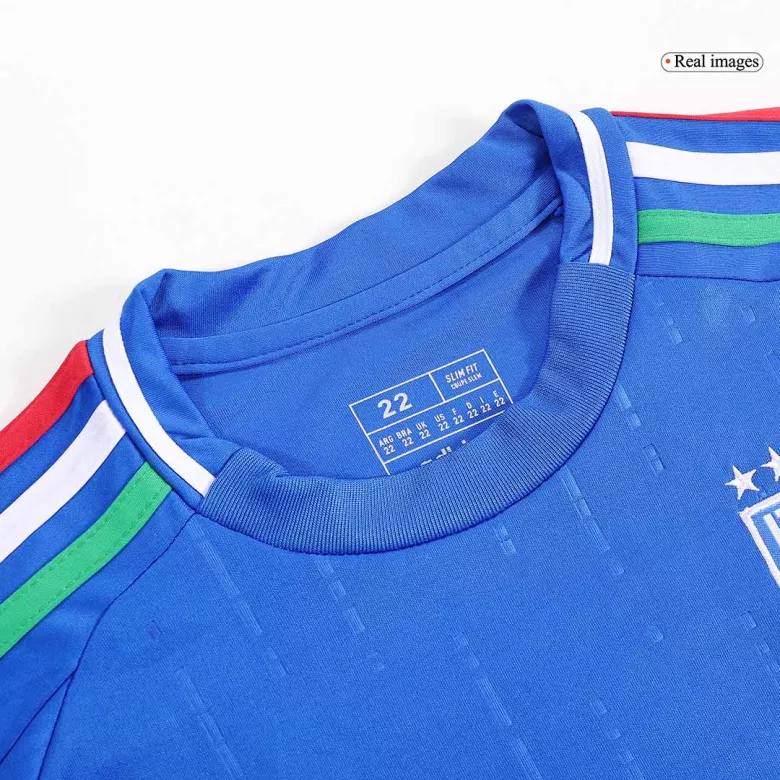 Italy Home Jersey Kit EURO 2024 Kids(Jersey+Shorts) - gojersey