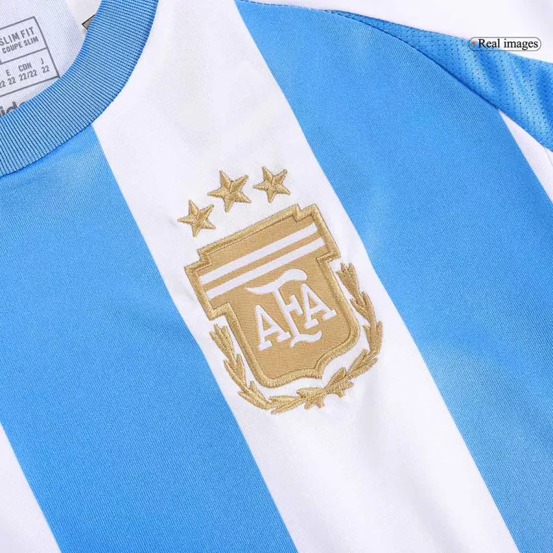 Argentina Home Jersey Kit Copa America 2024 Kids(Jersey+Shorts) - gojersey