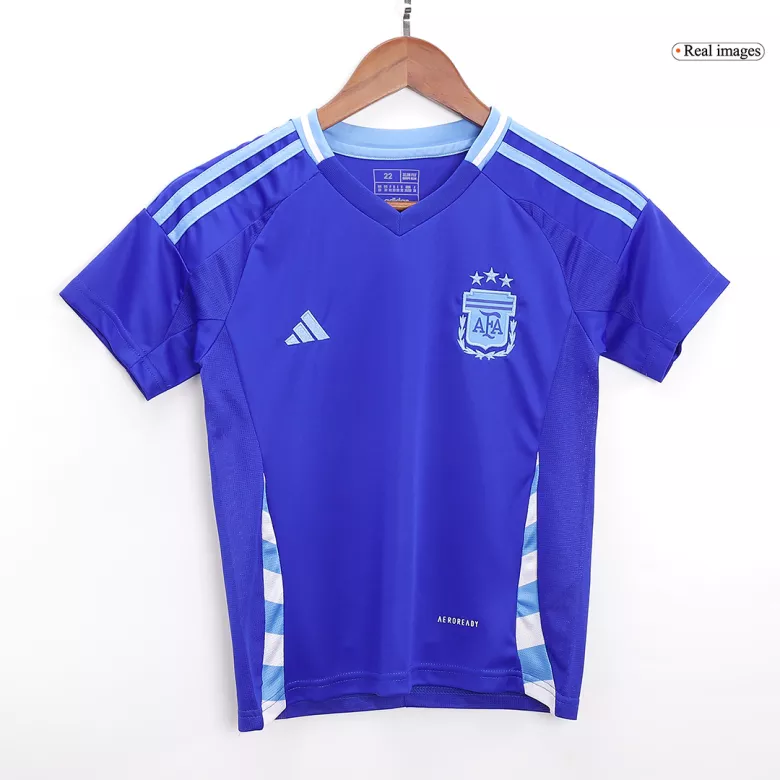 Argentina Away Jersey Kit 2024 Kids(Jersey+Shorts+Socks) - gojersey