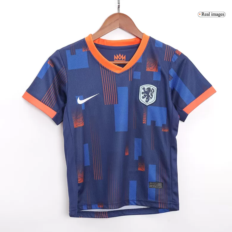 Netherlands Away Jersey Kit EURO 2024 Kids(Jersey+Shorts) - gojersey