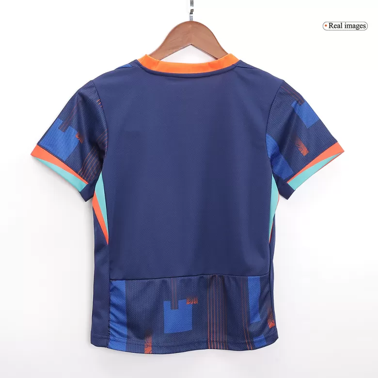 Netherlands Away Jersey Kit EURO 2024 Kids(Jersey+Shorts) - gojersey