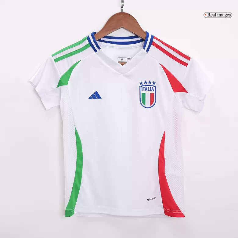 Italy Away Jersey Kit EURO 2024 Kids(Jersey+Shorts) - gojersey