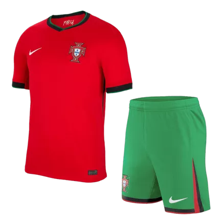 Portugal Home Jersey Kit EURO 2024 (Jersey+Shorts) - gojersey