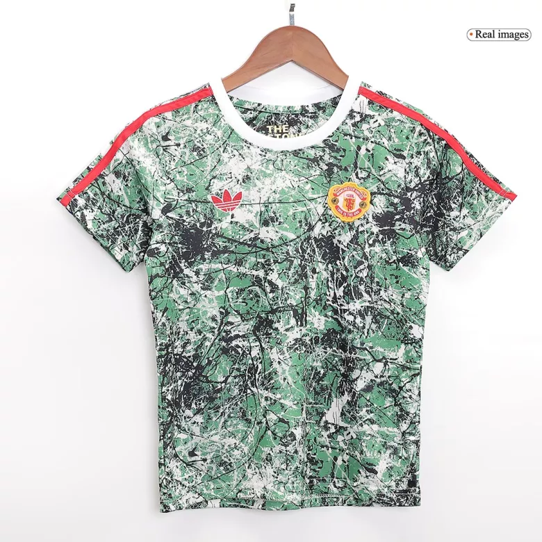 Manchester United x Stone Roses Jersey Kit 2023/24 Kids(Jersey+Shorts) - gojersey