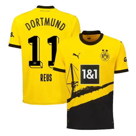 REUS #11 Borussia Dortmund Home Soccer Jersey 2023/24 - gojersey