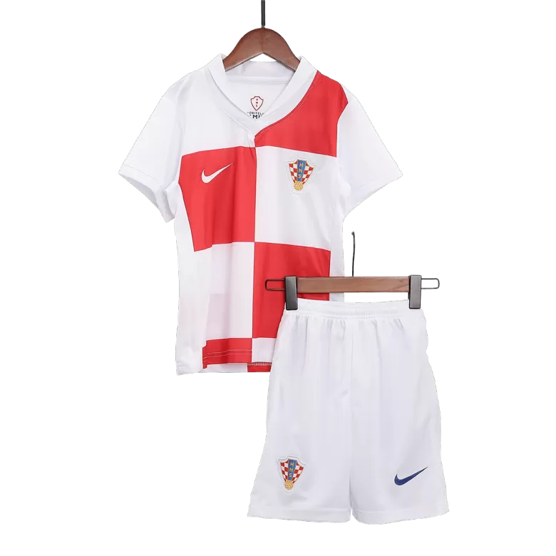 Croatia Home Jersey Kit EURO 2024 Kids(Jersey+Shorts) - gojersey