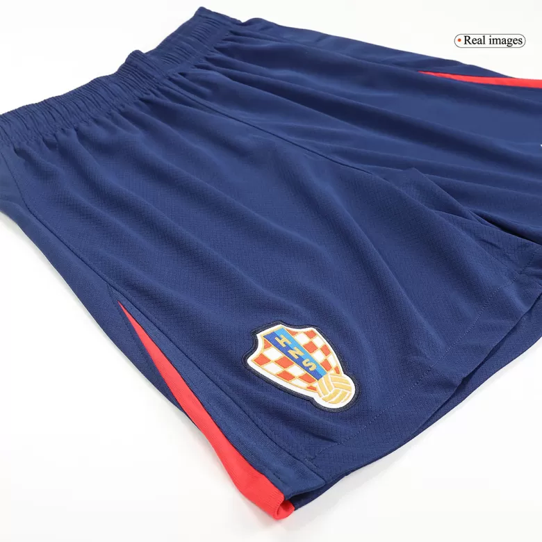 Croatia Away Soccer Shorts 2024 - gojersey