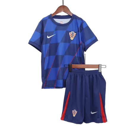 Croatia Away Jersey Kit EURO 2024 Kids(Jersey+Shorts) - gojersey
