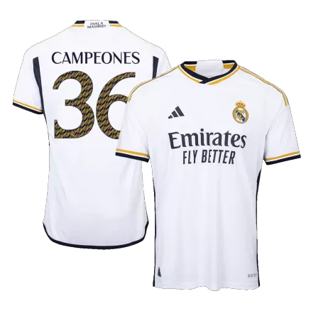 Real Madrid CAMPEONES #36 Home Jersey Authentic 2023/24 - gojersey