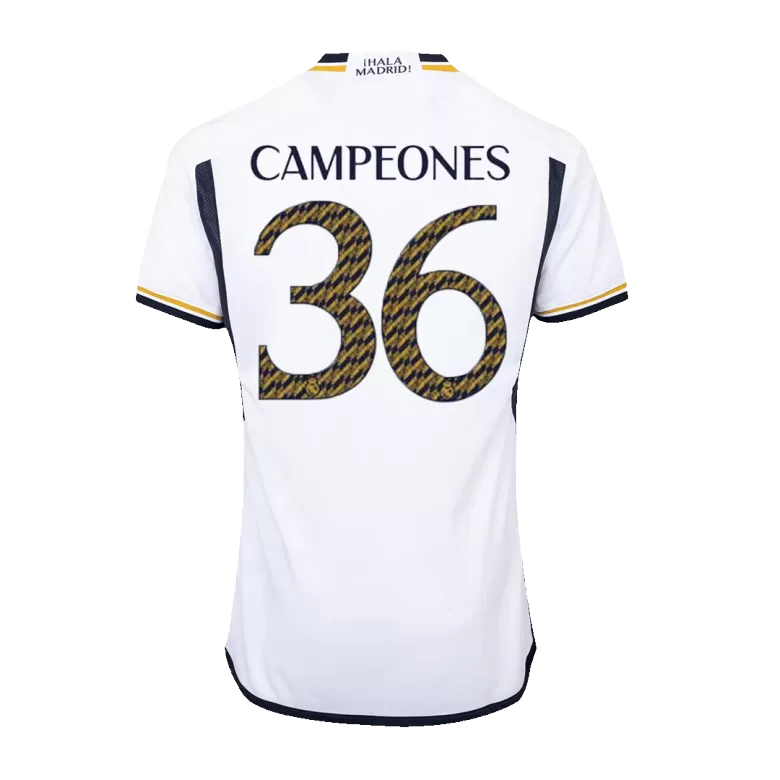 Real Madrid CAMPEONES #36 Home Jersey Authentic 2023/24 - gojersey