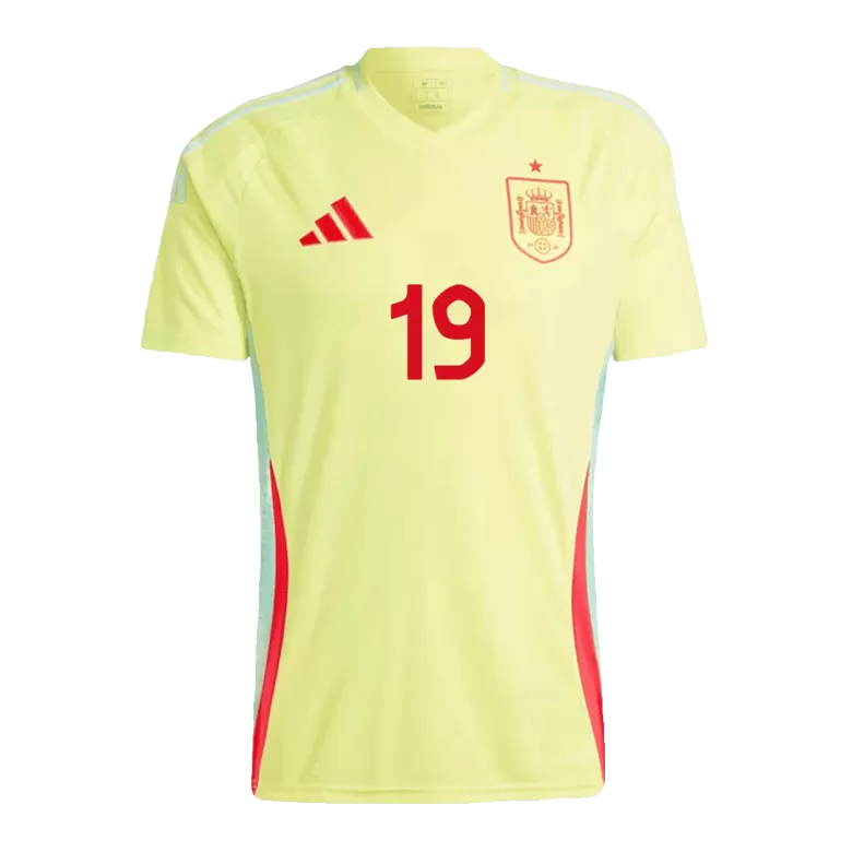 Spain LAMINE YAMAL #19 Away Jersey EURO 2024 - gojersey