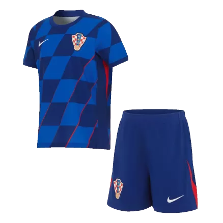 Croatia Away Jersey Kit EURO 2024 Kids(Jersey+Shorts) - gojersey