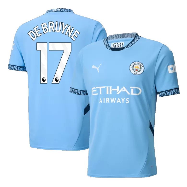 Manchester City DE BRUYNE #17 Home Jersey 2024/25 - gojersey