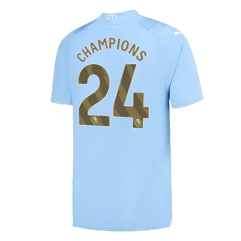 Manchester City CHAMPIONS #24 Home Jersey 2023/24 - gojersey