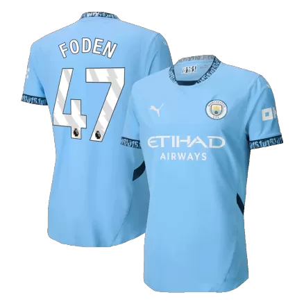 Manchester City FODEN #47 Home Jersey Authentic 2024/25 - gojersey