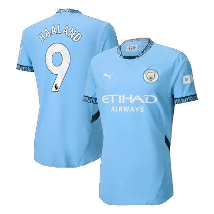Manchester City HAALAND #9 Home Jersey Authentic 2024/25 - gojersey