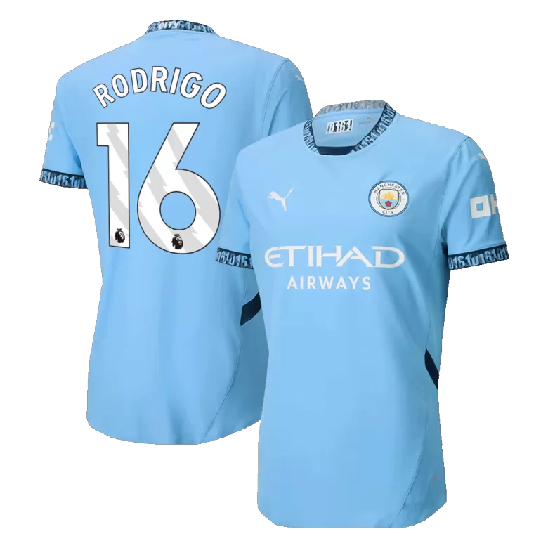 Manchester City RODRIGO #16 Home Jersey Authentic 2024/25 - gojersey