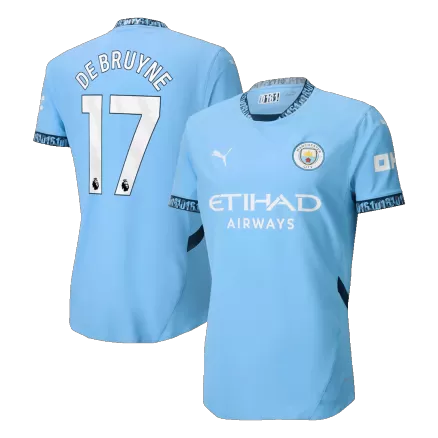 Manchester City DE BRUYNE #17 Home Jersey Authentic 2024/25 - gojersey