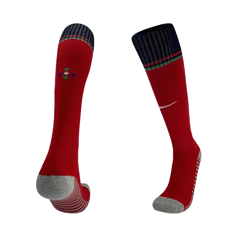 Portugal Home Soccer Socks 2024 - gojersey