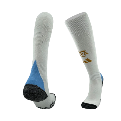 Argentina Home Soccer Socks 2024 Kid - gojersey