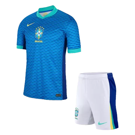Brazil Away Jersey Kit Copa America 2024 (Jersey+Shorts) - gojersey
