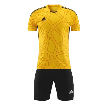 Customize Team Jersey Kit(Shirt+Short) Yellow AD820 - gojersey