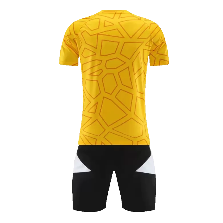 Customize Team Jersey Kit(Shirt+Short) Yellow AD820 - gojersey