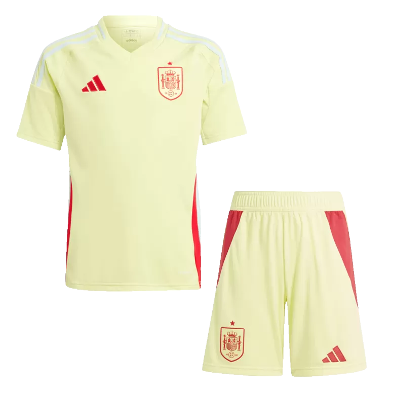 Spain Away Jersey Kit EURO 2024 Kids(Jersey+Shorts) - gojersey