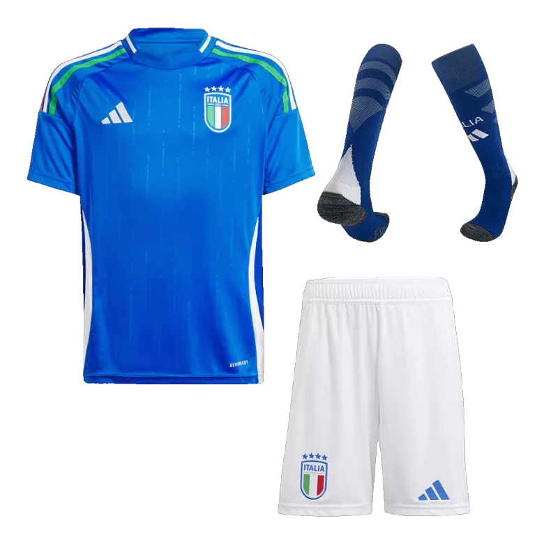 Italy Home Jersey Kit EURO 2024 Kids(Jersey+Shorts+Socks) - gojersey