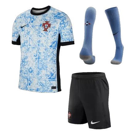 Portugal Away Jersey Kit EURO 2024 (Jersey+Shorts+Socks) - gojersey