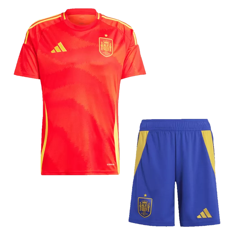 Spain Home Jersey Kit EURO 2024 (Jersey+Shorts) - gojersey