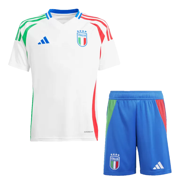 Italy Away Jersey Kit EURO 2024 Kids(Jersey+Shorts) - gojersey