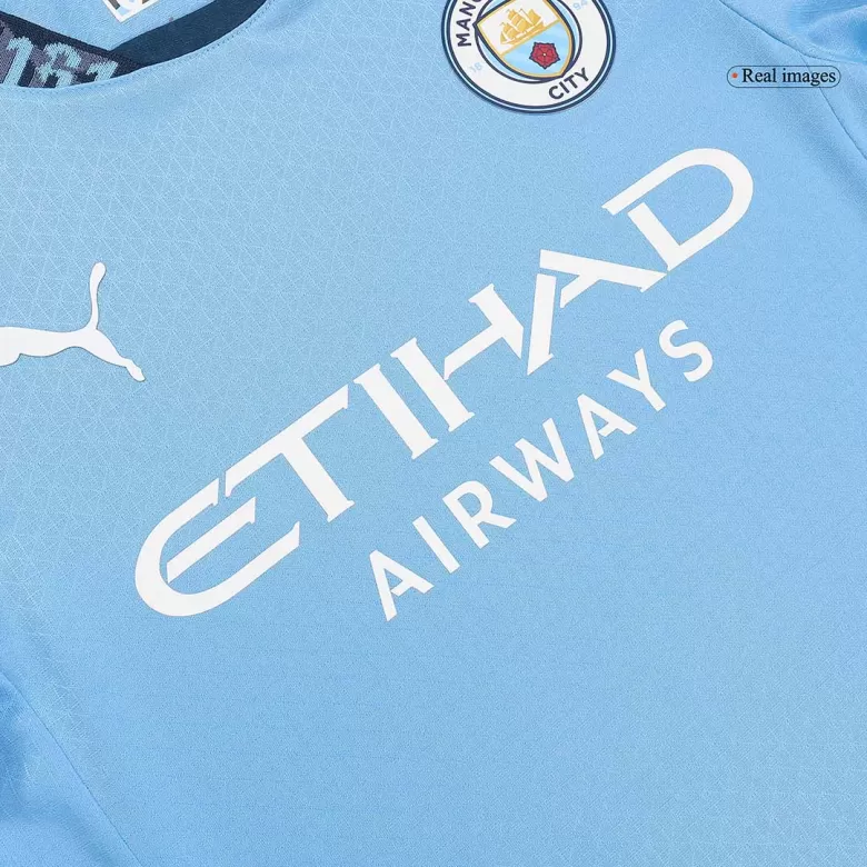 Manchester City HAALAND #9 Home Jersey Authentic 2024/25 - UCL Edition - gojersey