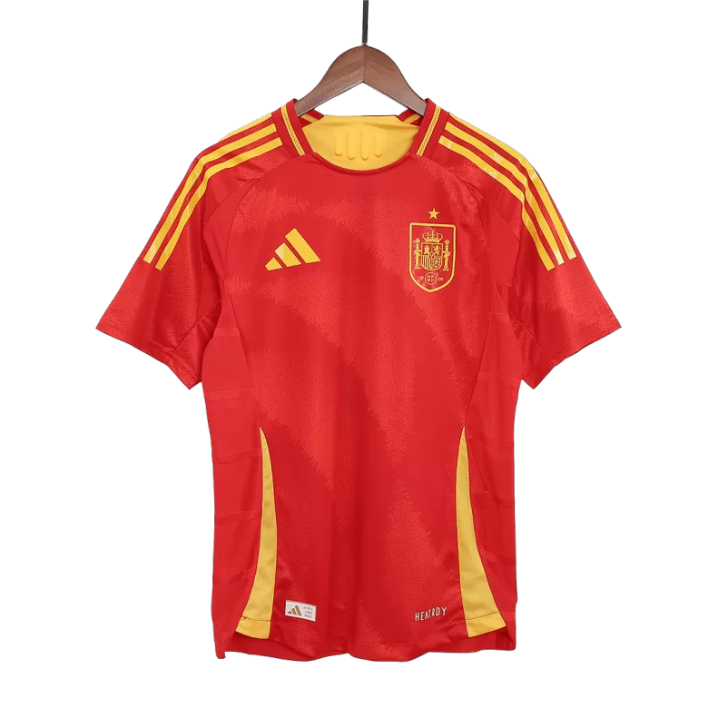 Spain LAMINE YAMAL #19 Home Jersey Authentic EURO 2024 - gojersey